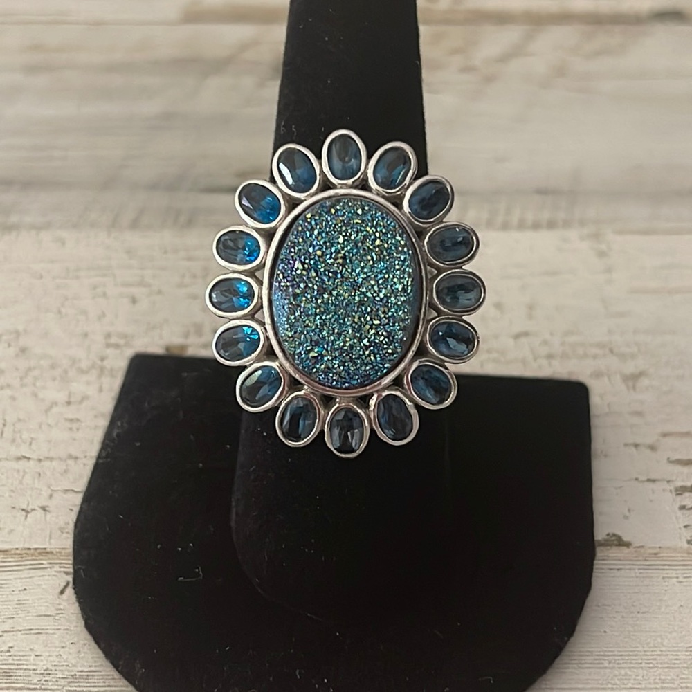 Druzy Cocktail ring.